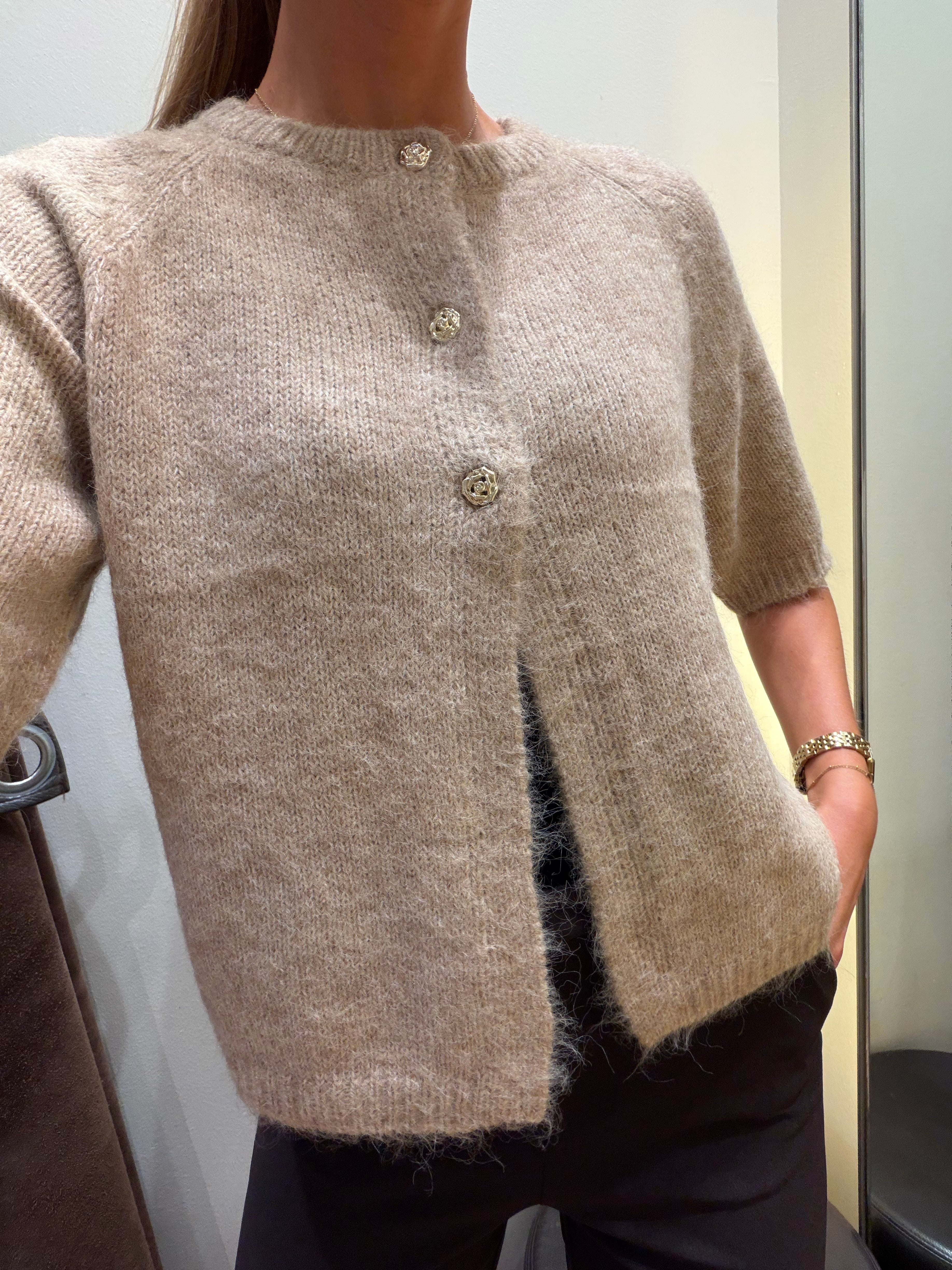 VMJILL Knitted Cardigan - Safari